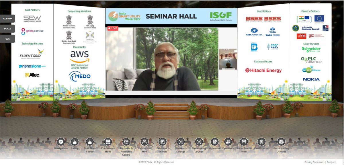 ISUW_India's tweet photo. It’s a great pleasure to have with us Kishore Narang, Founder, Narnix as a speaker for the seminar on "Standardization for Smart Communications" at #ISUW22
@IndiaSmartGridF @rejipillai @narnix
#Digitalization #Utilities #CyberSecurity #DigitalizedGrids #ElectricVehicles https://t.co/uoA2erDLKs