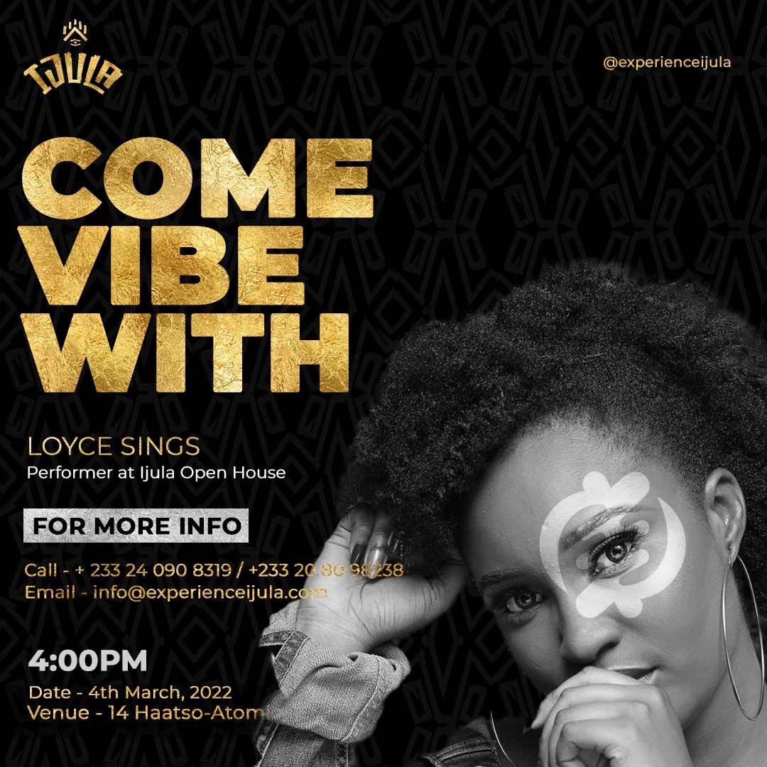 loyce_sings's tweet photo. My Accra people !!! Come through tomorrow to the @experienceijula program at Haatso (Atomic) 4pm and let's have fun ! π₯°π₯΅ππΎππΎππΎdon't forget to bring a friend π #44U #experienceijula #LoyceSings https://t.co/vt12hmOihi