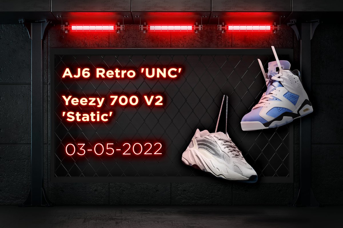 Jordan 6 or Yeezy 700s?
RT for good luck🍀
and comment what you're going for this week