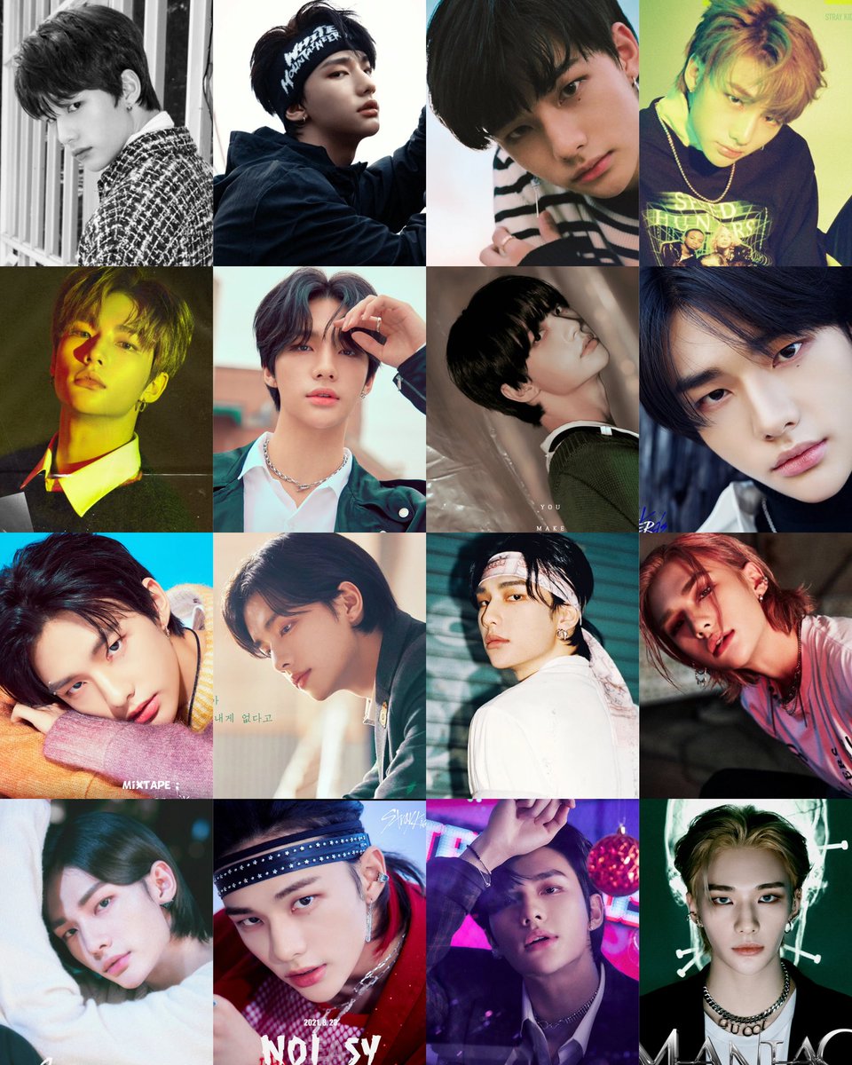 hwang hyunjin teaser images through the years