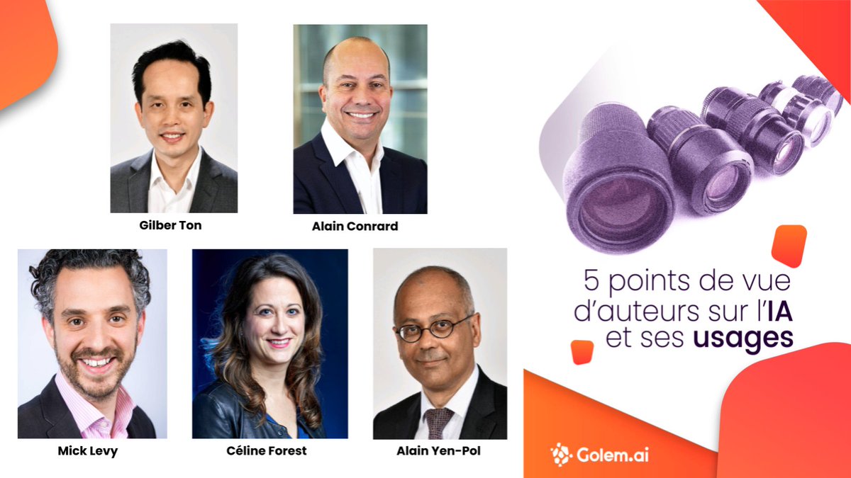 Découvrez notre #LivreBlanc : “5 points de vue d’auteurs sur l’#IA et ses usages”. Un ouvrage qui rassemble et confronte des opinions d’#auteurs et d’#experts. Un grand merci à <a href="/gtonCFF/">Gilbert TON</a>, <a href="/AlainConrard/">Alain Conrard</a>, <a href="/mick_levy/">Mick LEVY</a>, <a href="/celine_forest/">Céline Forest</a> et <a href="/AlainYenPon/">yenpon</a> ! hubs.ly/Q015gVW80