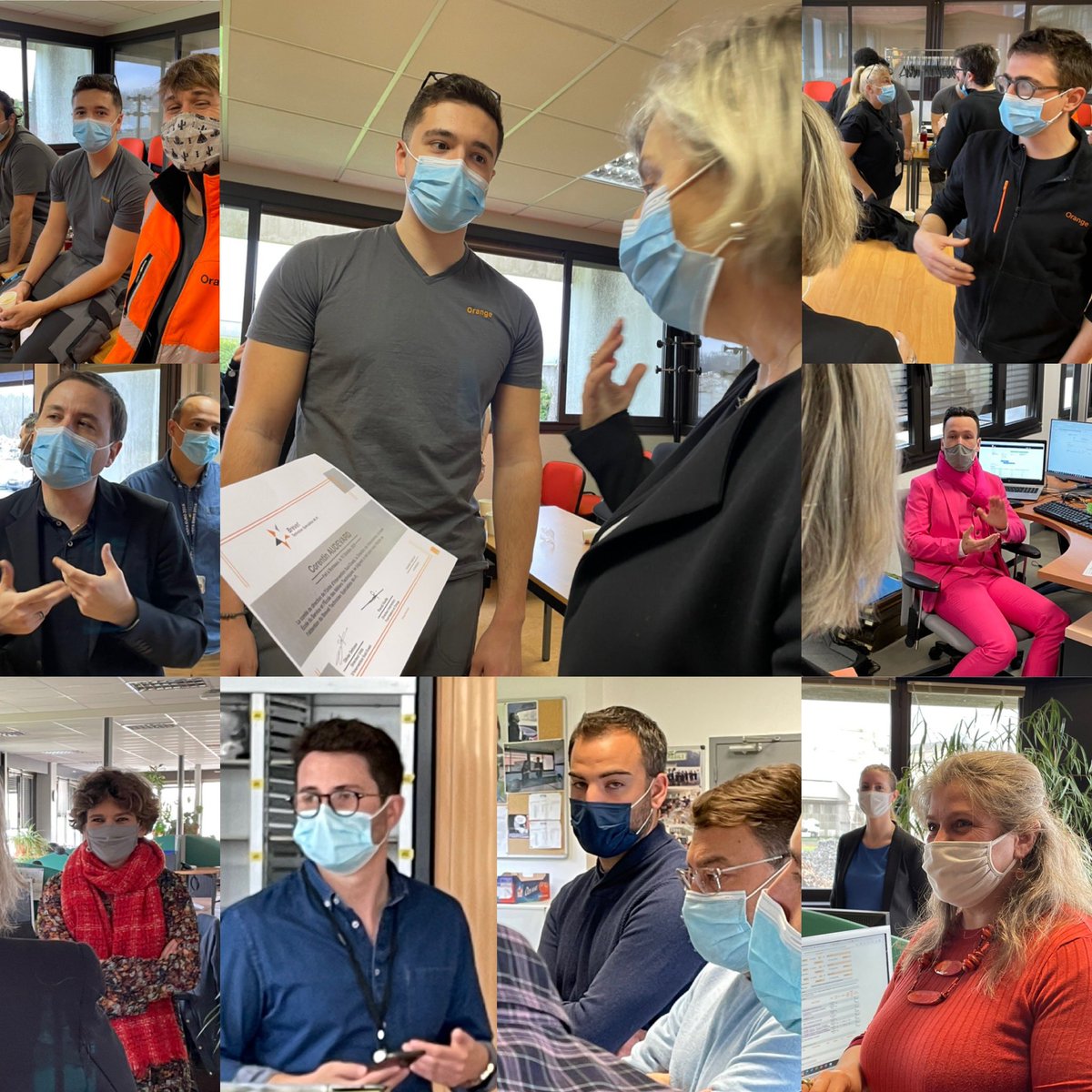 Ravie de cette journée passée en Dordogne avec les équipes de l’Unité Technique d’Intervention Orange, engagée au quotidien pour la satisfaction de nos clients. Merci de votre accueil 🙏 #pournosclients