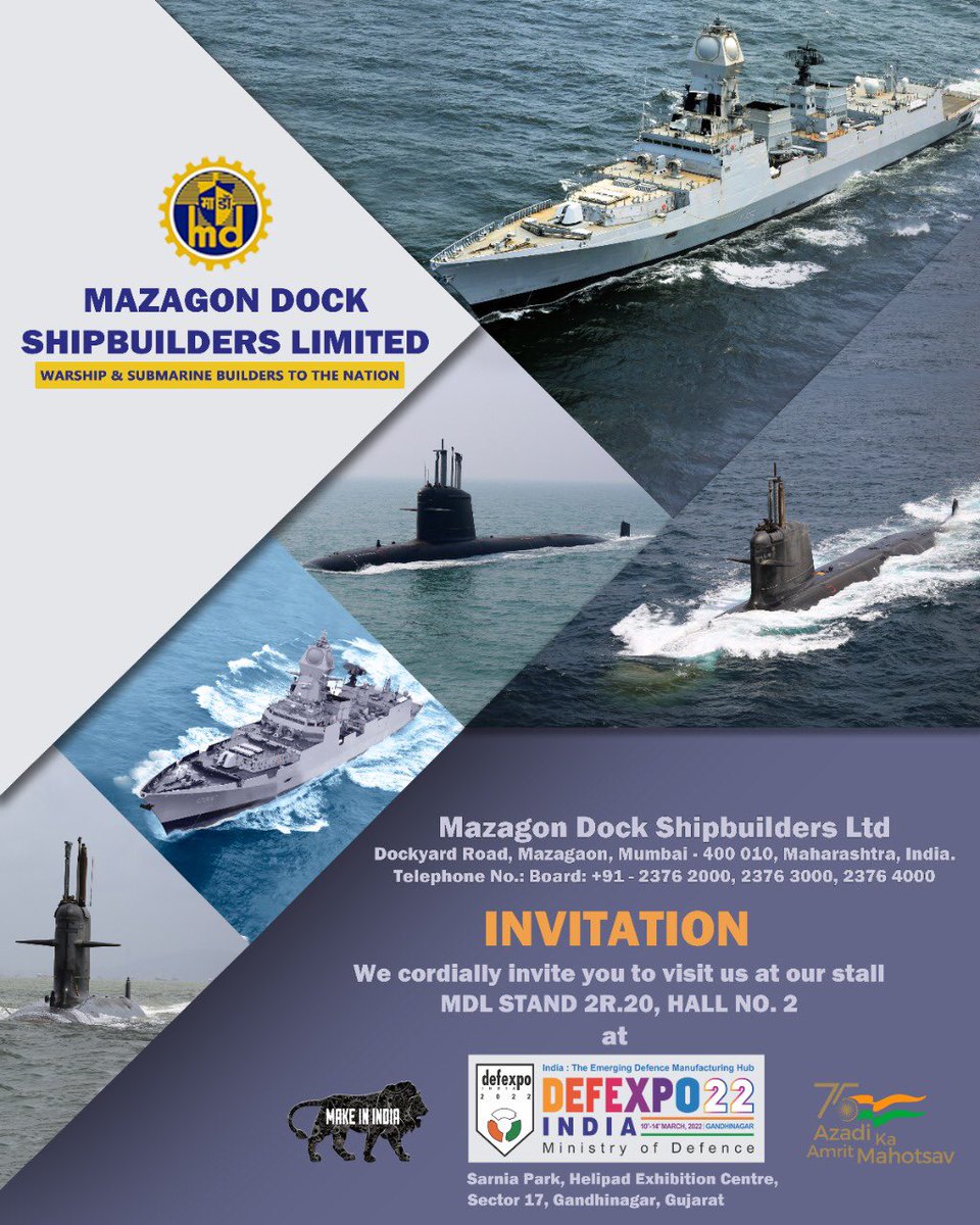CMD, Mazagon Dock tweet media