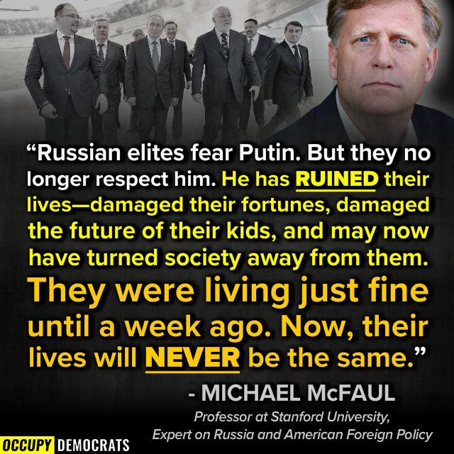 Russian Foreign Minister Sergei Lavrov said that Moscow would press on with its military operation in Ukraine until 'the end'. I stand with President Zelensky and the Ukrainians. Seize all Russian oligarchs' assets! #Zelenskyy #StandWithUkraine️ #StopPutinNOW #DemVoice1