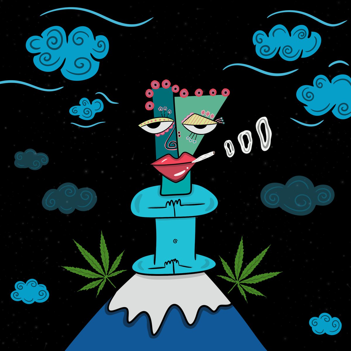 Nirvana 🌱🚀💚
My art is unique work.
1/1 Edition 🔱 On <a href="/opensea/">OpenSea</a> 
0.045 Ξ
🔹🔹🔹
opensea.io/assets/0x495f9…
#NFTs #NFTdrop #NFTCommunity