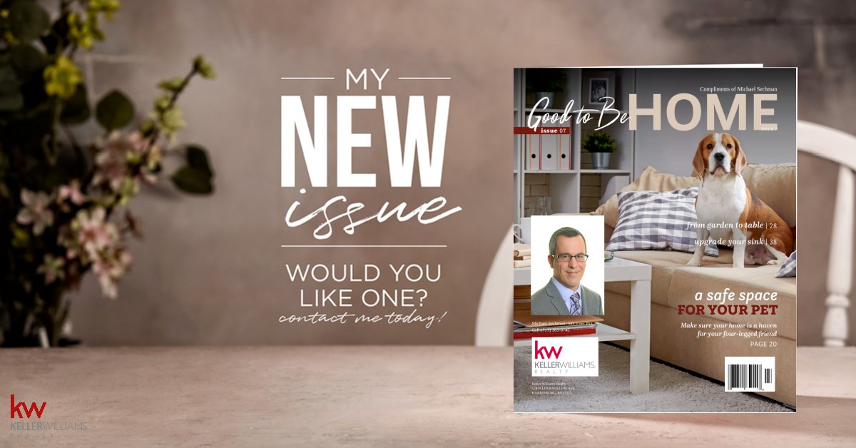 TeamSechman's tweet photo. My new issue is coming soon! Would you like a copy? Let me know! #magazine #hersheyareahomes #kwrealty #kellerwilliams https://t.co/jc3AAVCf3o