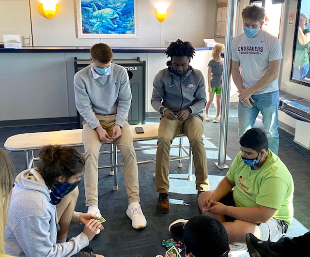 SCACrusaders's tweet photo. Impact Academy students and SCA "buddies" enjoyed a boat tour last week. Our theme - 'We are SALT' - emphasizes living out the Great Commission this quarter, and our partnership is one way students can actively engage in this important component of serving the Christ. #wearesalt https://t.co/o7Er7vNXAU
