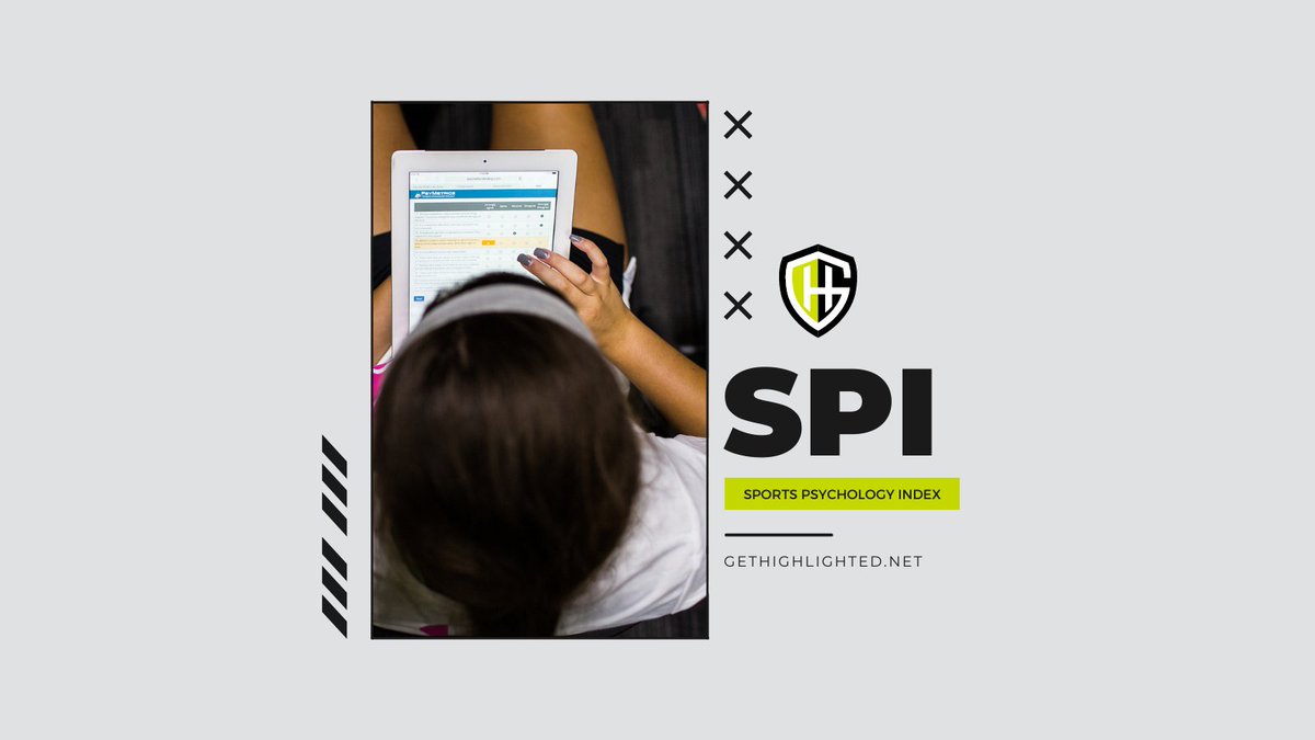 _GETHIGHLIGHTED's tweet photo. The Sports Psychology Index (SPI) provides coaches with insights on how to best coach and develop a player. This assessment is an essential part of the Student Athlete’s profile and can be taken through your GH dashboard at the click of a button!

https://t.co/5rAYKMtxQg https://t.co/GPAjql1mDV