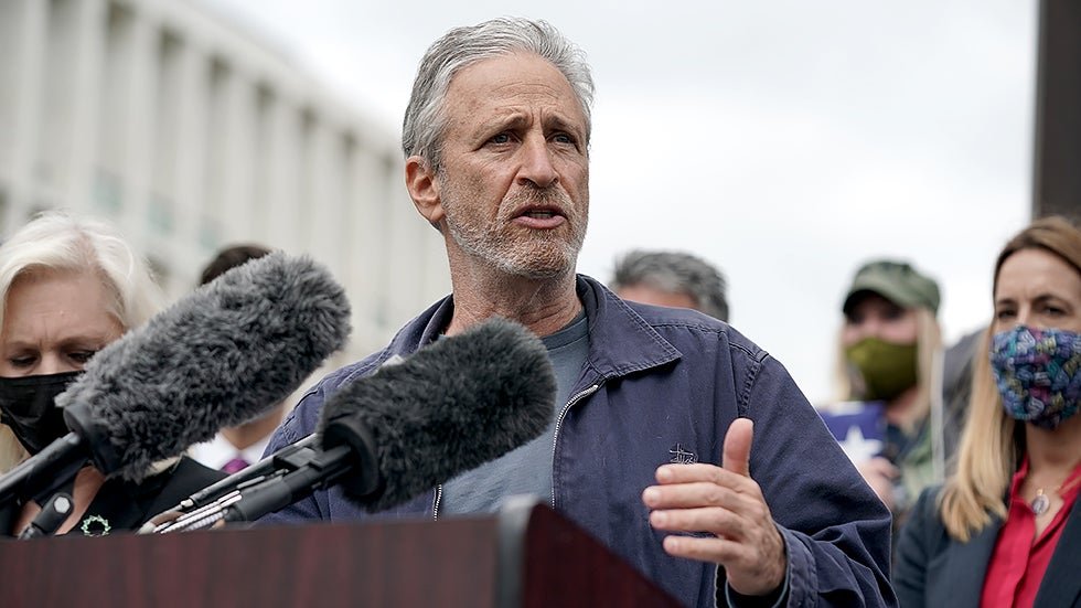 thehill's tweet photo. Jon Stewart on thinking about running for office: "How do you not" when you look at who's there? https://t.co/ObxYuKUHLu https://t.co/xgzrKd5KRM