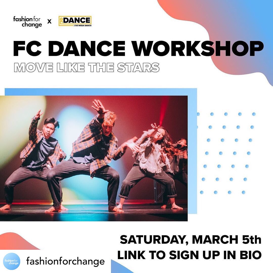 JDDANCE_'s tweet photo. we are excited to announce our first collaboration with @fshnforchange featuring workshops from our very own dominique and @jdemesa2_ 🙌:

https://t.co/oCgn7drETL https://t.co/OcNhjeVJEd