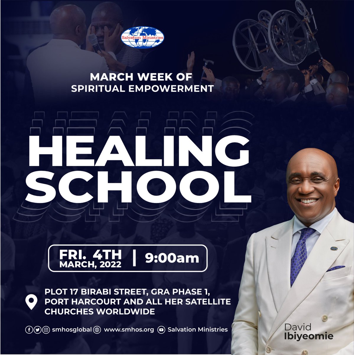 smhosglobal's tweet photo. Jesus is the Great Physician, and He is ready to heal everyone who will come to Him. Make it an appointment with Him at the Healing School tomorrow by 9AM at Salvation Ministries Home of Success Global Headquarters and all our satellite churches. https://t.co/CzxUQeU3ie