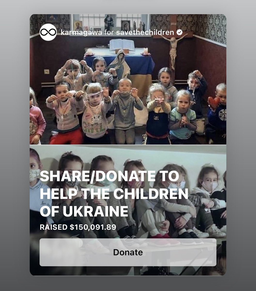 timothysykes's tweet photo. Thank you everyone supporting our @karmagawa fundraiser to #HelpUkraine where 100% of funds raised get donated to @SavetheChildren to help innocent kids caught in this tragic #RussiaUkraineWar &amp; we just passed $150,000! Go to https://t.co/obpGjQHeA9 to donate &amp; sharing helps too https://t.co/4ouUYQljag