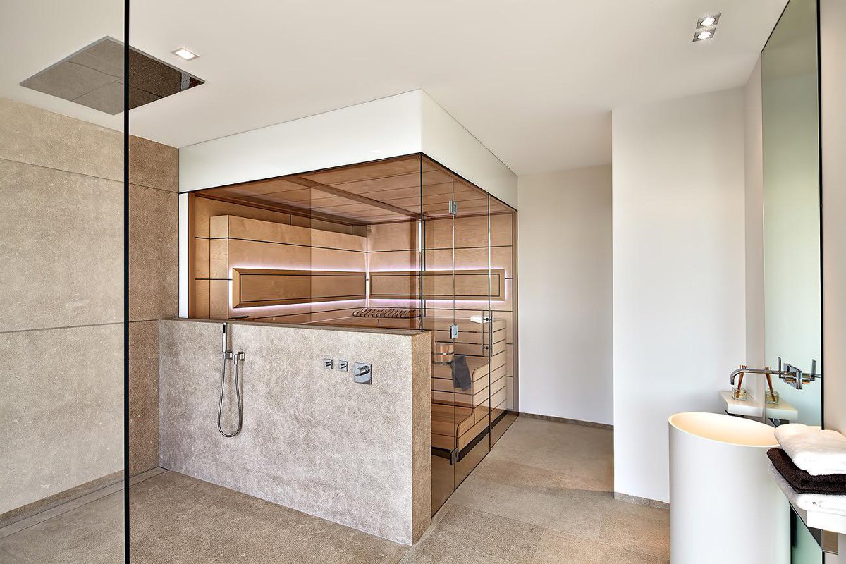 "Built-in saunas in the bathroom are nice - $6.6M home in Spain"

Retweet if you enjoy!  #homedecor #furniture #design