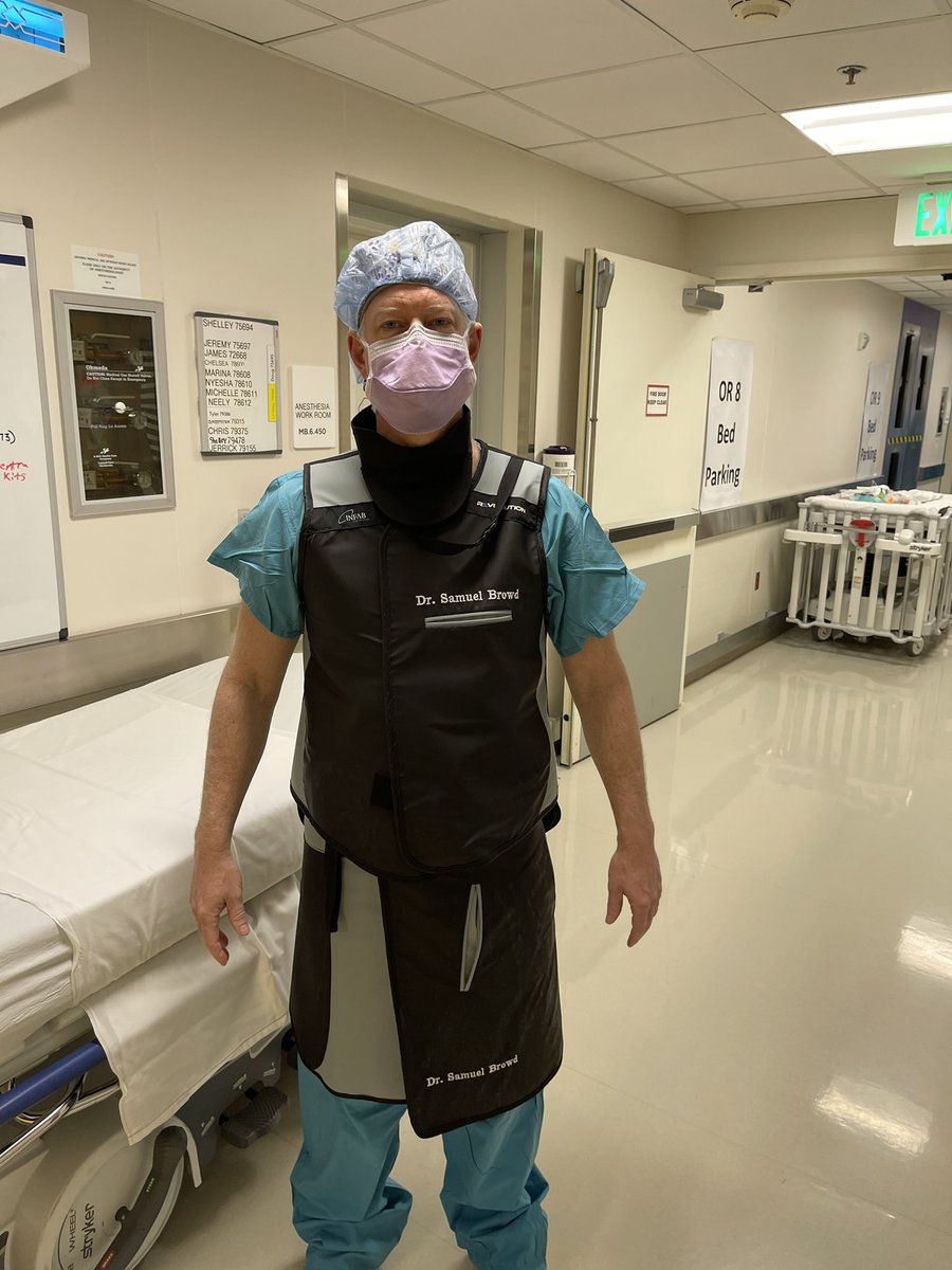 DrBrowd's tweet photo. I hate lead. I prefer to workout in the gym not the OR. @Proprio_Vision can't arrive soon enough. #nomorelead #radiationsucks https://t.co/9GpaEwp6cD