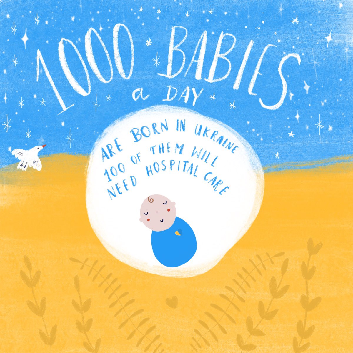 Just today #1000babies were born amidst war in Ukraine. Together with the #neotwitter community we are organising practical help, equipment and supplies for mums and babies in #Ukraine. Help us by RT or by donation to the relief fund here 👉🏻fundly.com/relief-fund-fo…