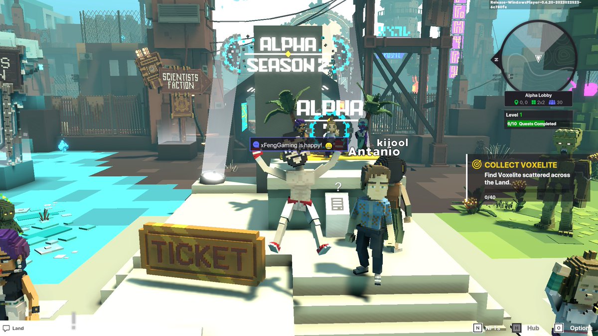 LETS GOOO SANDBOX !!! 

😀😀#SandboxAlphaS2Contest