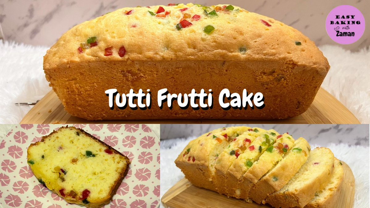 easybaking21's tweet photo. Tutti Frutti Cake | Tutti Frutti Cake Recipe | Bakery Style Tutti Frutti Cake

Full Video: https://t.co/cyjhfZqQwG

#baking #cakes #tuttifrutticake #easybakingwithzaman #easybaking https://t.co/ehKXPAY6rN