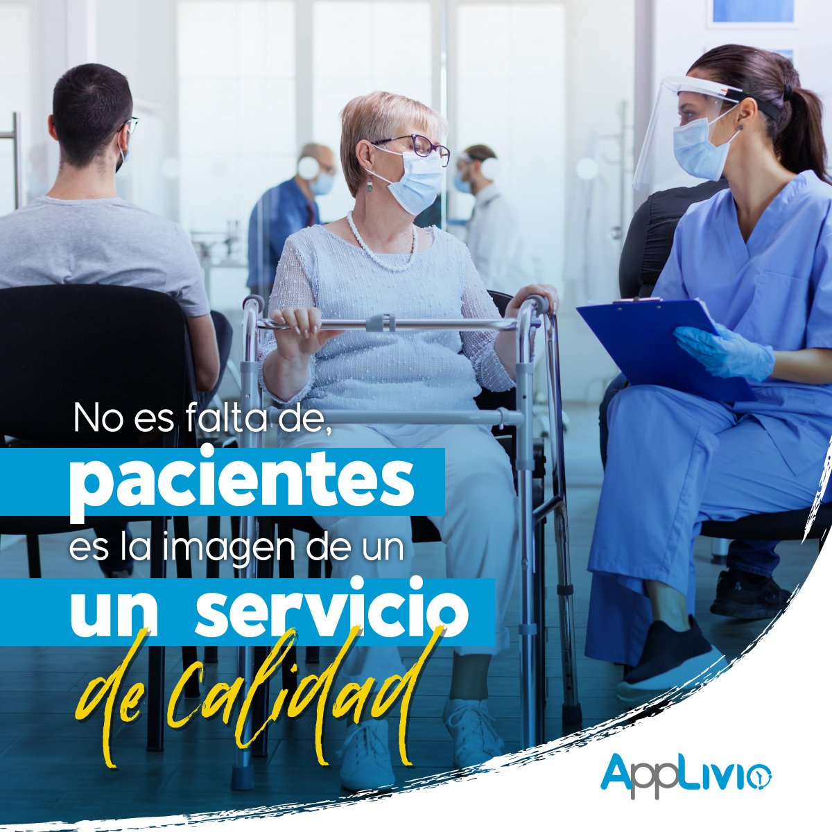 Tener una sala llena con pacientes que llevan horas esperando a ser atendidos no le gusta a nadie y se percibe como un mal servicio al cliente. En AppLivio te ayudamos para que tus pacientes te prefieran por brindarles un excelente servicio al cliente.