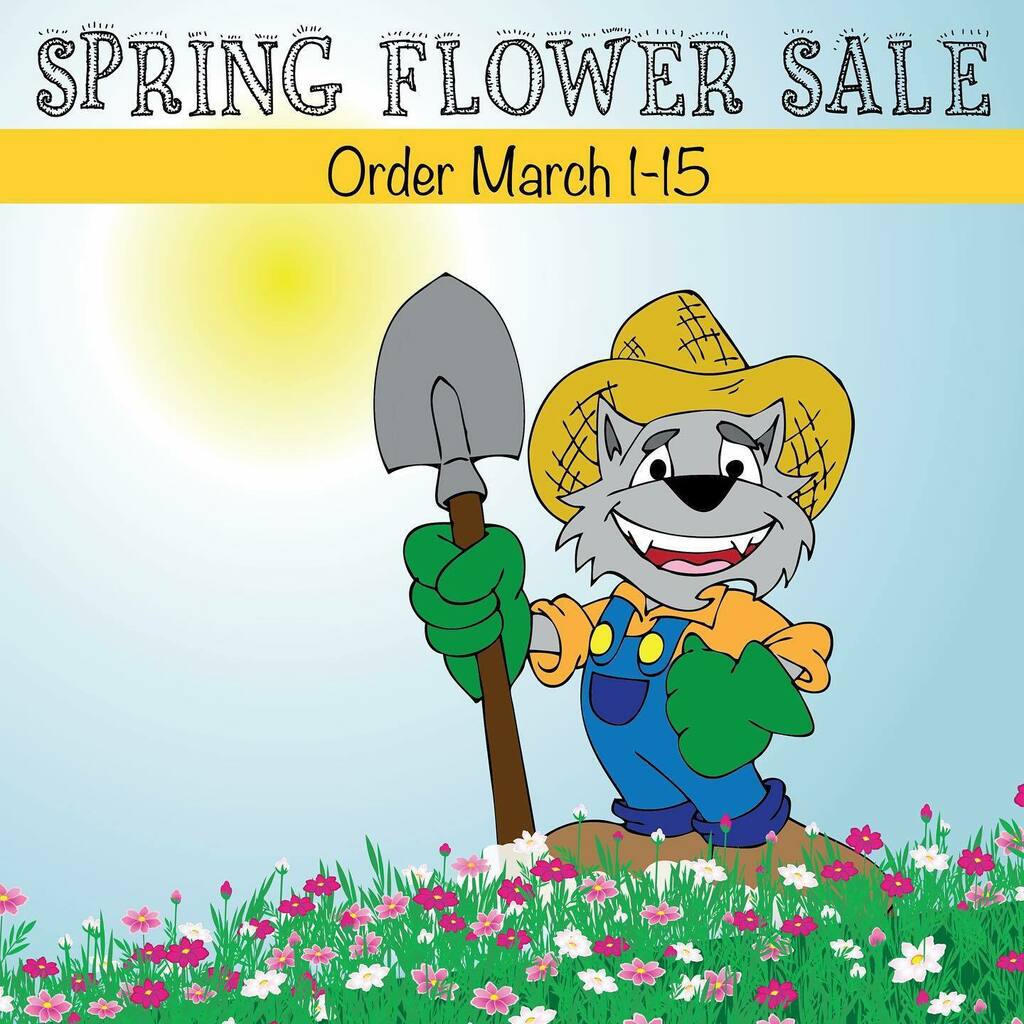 PTO is holding a Spring flower sale now until March 15. Check the weekly update email for more information on how to order.
