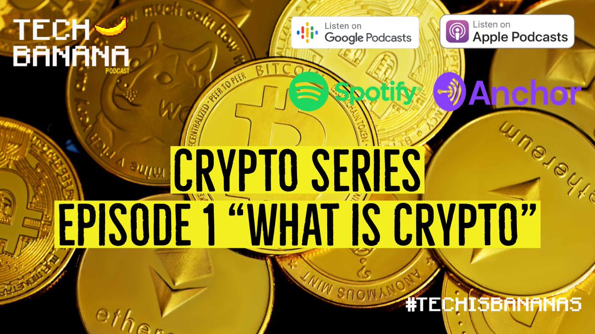TechIsBananas's tweet photo. El primer episodio de nuestro Crypto Series “What is Crypto” Ya esta disponible! Búscalo en tu app de podcasts preferida!

https://t.co/riq3NUWBK3

#podcast #podcastboricua #tech #crypto #bitcoin #podcastenespañol #techisbananas https://t.co/NFTvRPKklU