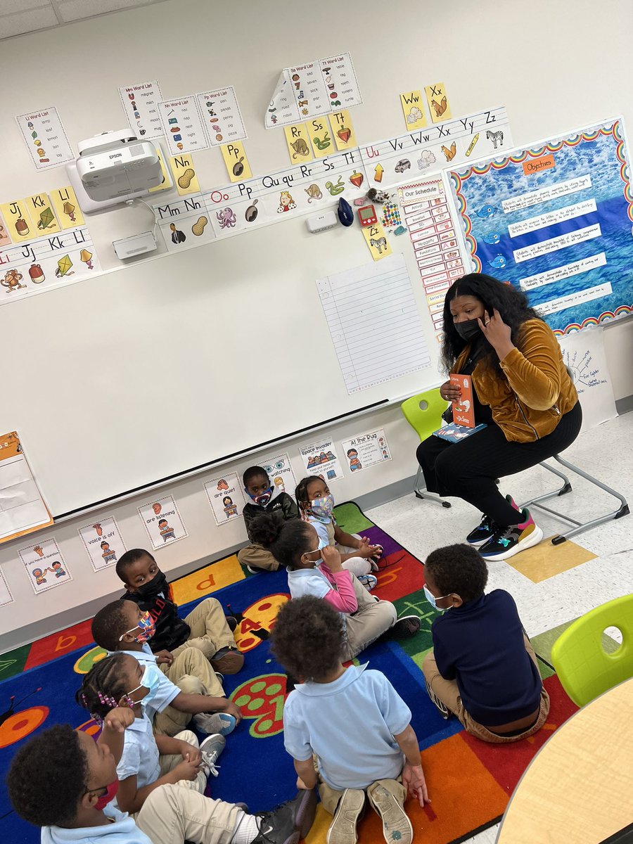 We dressed up, danced, read and gave out special gifts to our Pre-K babies at Calvin Rodwell Elementary/Middle School! This is how we do Dr. Seuss Day!!!