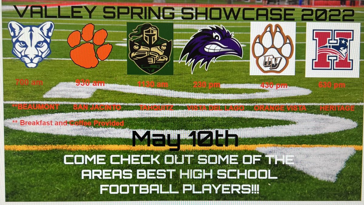 Coach_Galliano's tweet photo. College coaches please take notice. Some of IEs top talent will be on display May 10th. Mark your calendars. Please feel free to inform me of your attendance. #fearthepaw https://t.co/x6V6xCiDo7