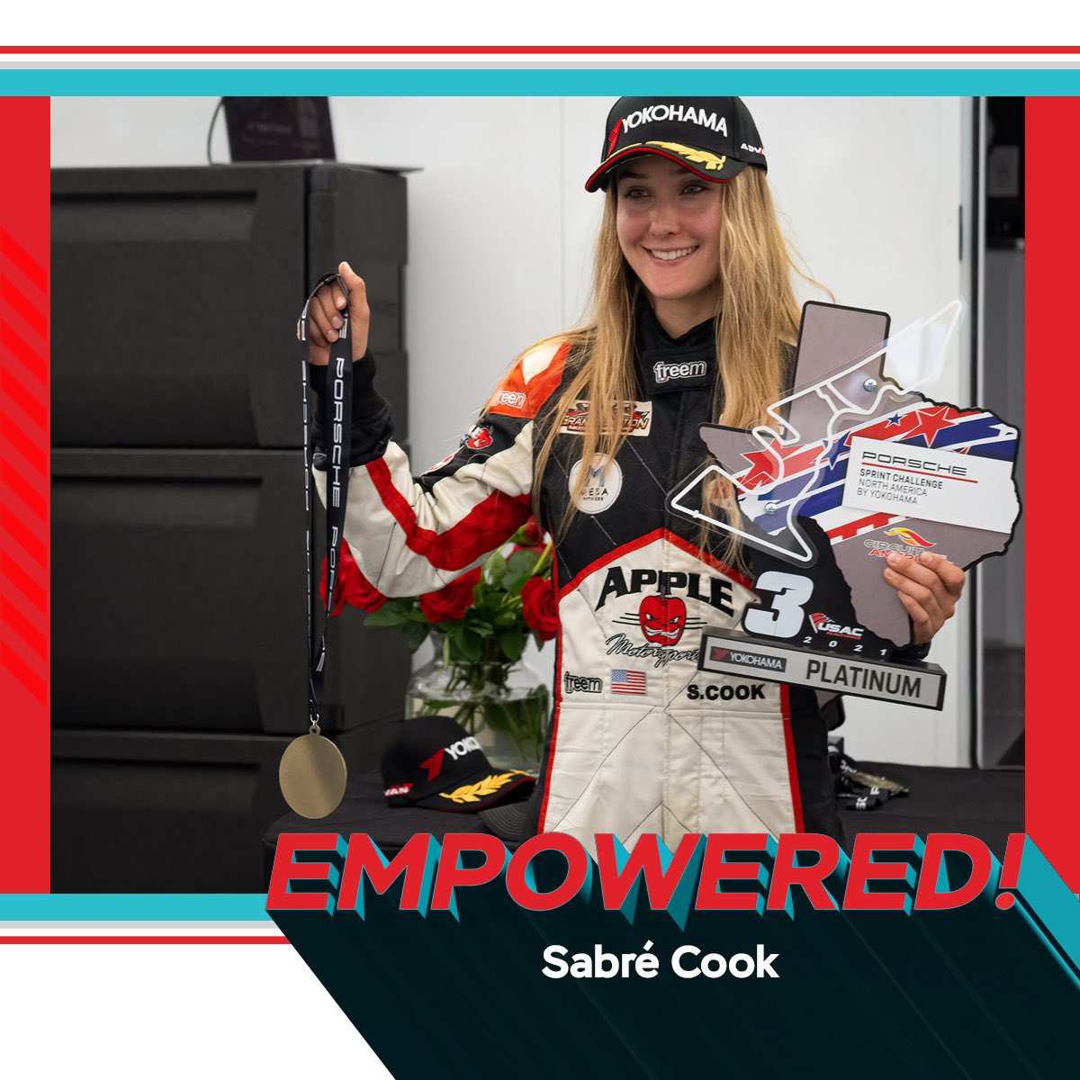 engineer if you work really hard. Thank you for empowering those around you, Sabré! We wish you a speedy recovery  
#WomenRacing #WomeninRacing #WomeninMotorsports #WomenOfMotorsports #femaledrivers #femaleengineers #FemaleRacers  
 @Sabre_Cook