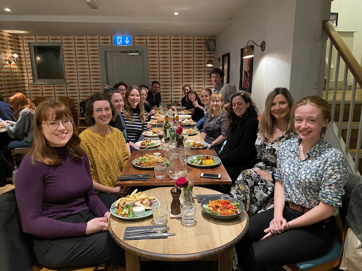 CCRI_UK's tweet photo. Rounding off a great first day with a conference meal! 🍻#CCRIWS22 #wininganddining #PhDparty https://t.co/hOpYOuDMfB