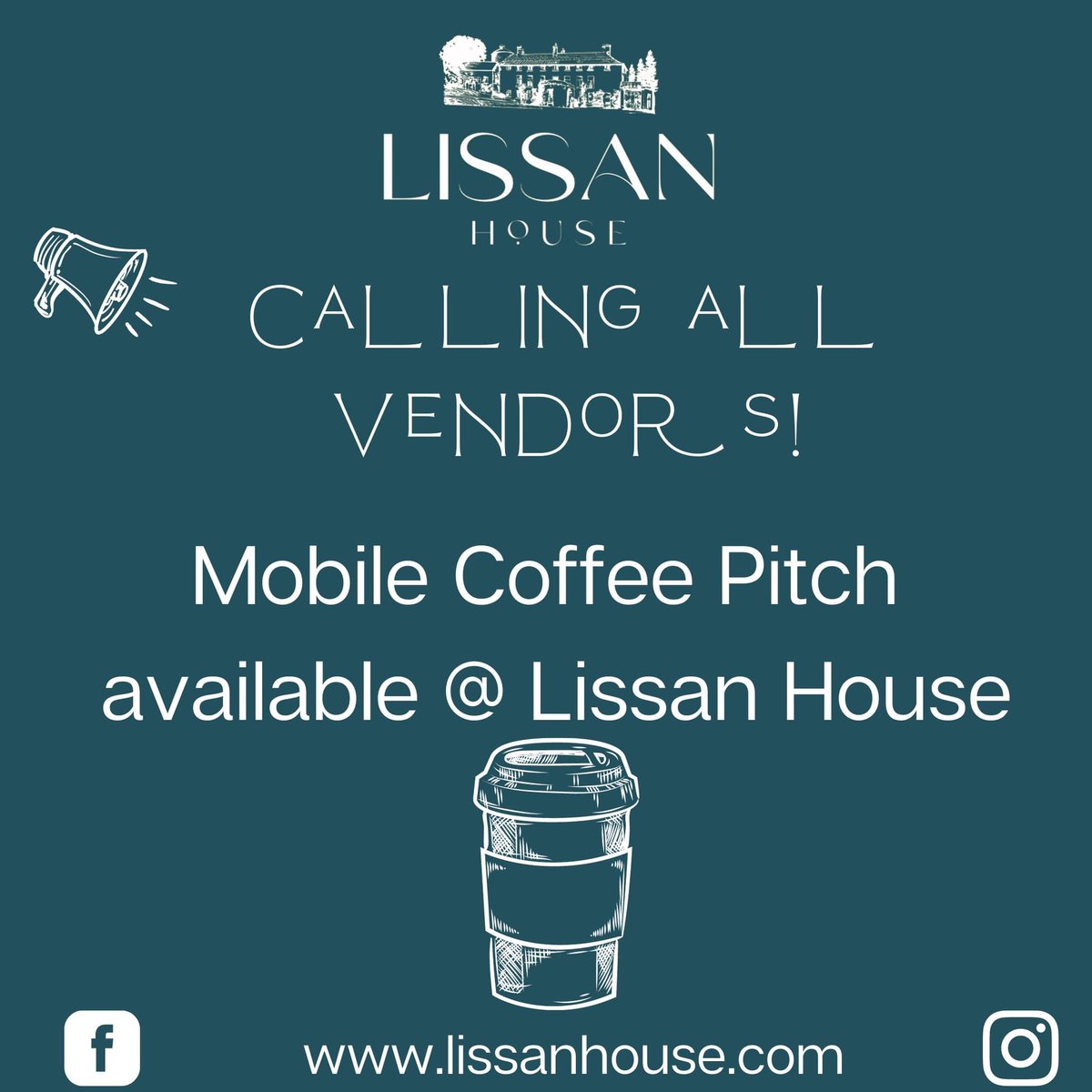 For more information email info@lissanhouse.com #Coffee #coffeetrailer #mobilecoffee #lissanhouse