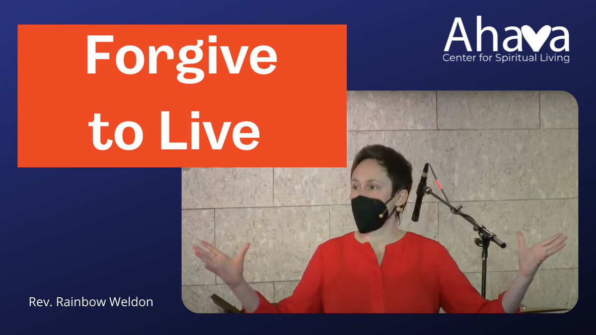 AhavaCSL's tweet photo. What exactly is forgiveness? Why should we forgive? And HOW do we forgive? Rev. Rainbow breaks it all down. 
https://t.co/b54nkWddsm
#forgiveness https://t.co/Hua8hS3doN
