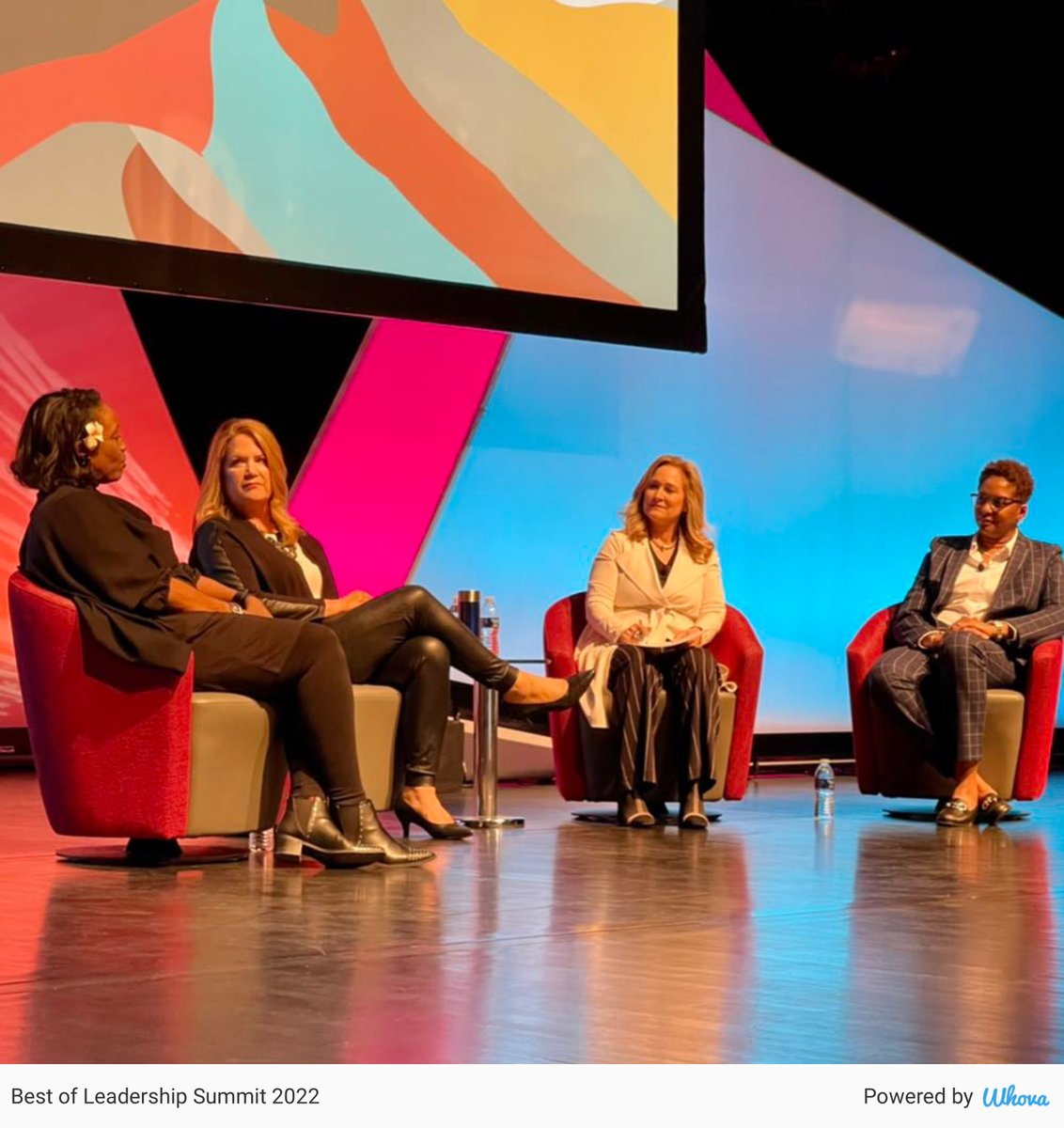 mblackwhite's tweet photo. Catch people doing something right … just like these incredible women! #BestofSummit #LeadershipLouisville via Whova event app https://t.co/WXQH02gcIo https://t.co/AtGFbcXdUn