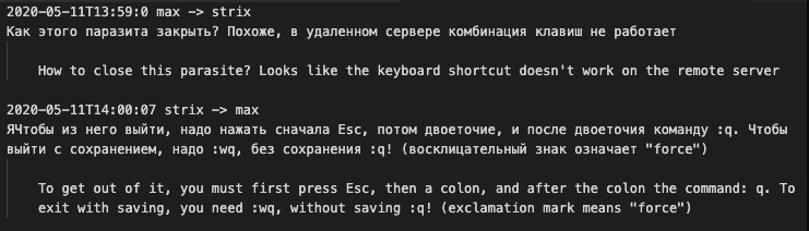 joehelle's tweet photo. Not sure it's real, but if it is, Conti can't escape Vim either. https://t.co/SDrnYXQSzN