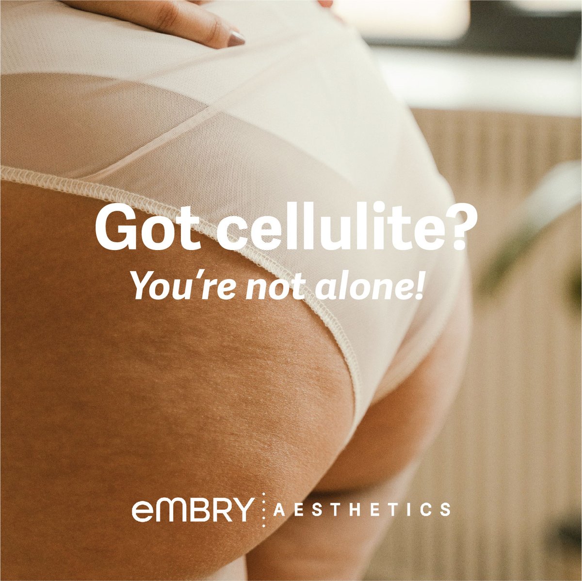 EmbryAesthetics's tweet photo. Butt first, let’s talk about cellulite.
To help prevent or decrease the appearance of cellulite, let’s tackle the problem underneath the skin! Qwo is the first and only FDA-approved injectable for moderate to severe cellulite in the buttocks of adult women. #embryaesthetics https://t.co/3MdjRBUTRZ