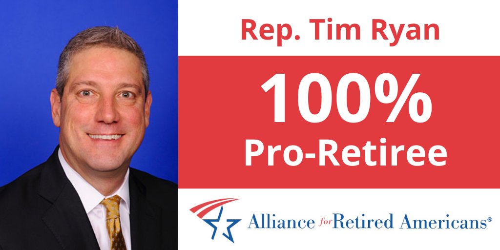 ActiveRetirees's tweet photo. Thanks for fighting for retirees @RepTimRyan! We appreciate your votes to #SaveOurCare and protect #SocialSecurity and #Medicare https://t.co/m5ODmTV86M  #RetireeVotes https://t.co/QB13A4uaga