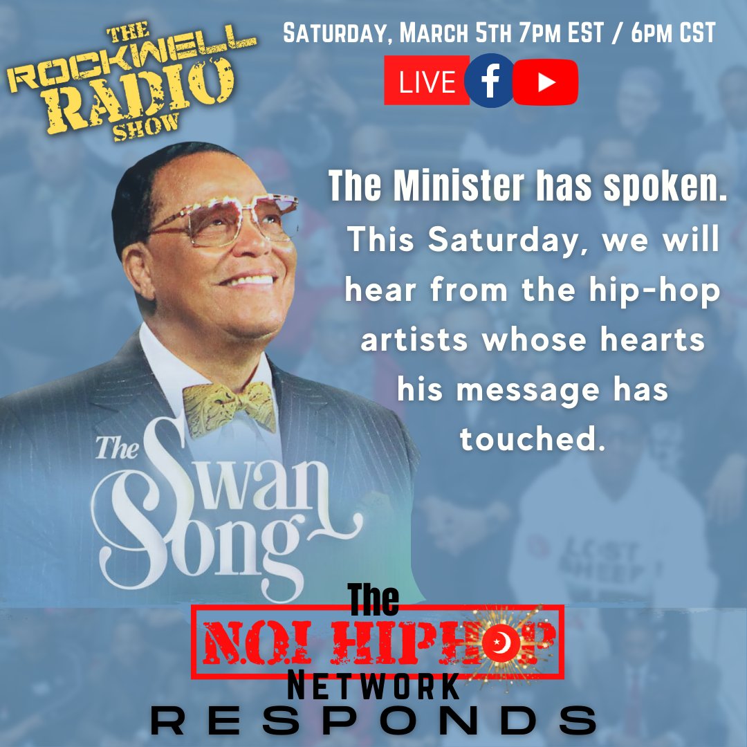 PhenomRadio.com | #PhenomRadio (@phenomradio) on Twitter photo The hip-hop community that follows the Honorable Minister Louis Farrakhan will give their testimony of what they heard and what it means to the culture, our people and the world. See <a href="/djrockwellATL/">DJ Rockwell</a> | #NOIHIpHopNetwork The hip-hop community that follows the Honorable Minister Louis Farrakhan will give their testimony of what they heard and what it means to the culture, our people and the world. See <a href="/djrockwellATL/">DJ Rockwell</a> | #NOIHIpHopNetwork