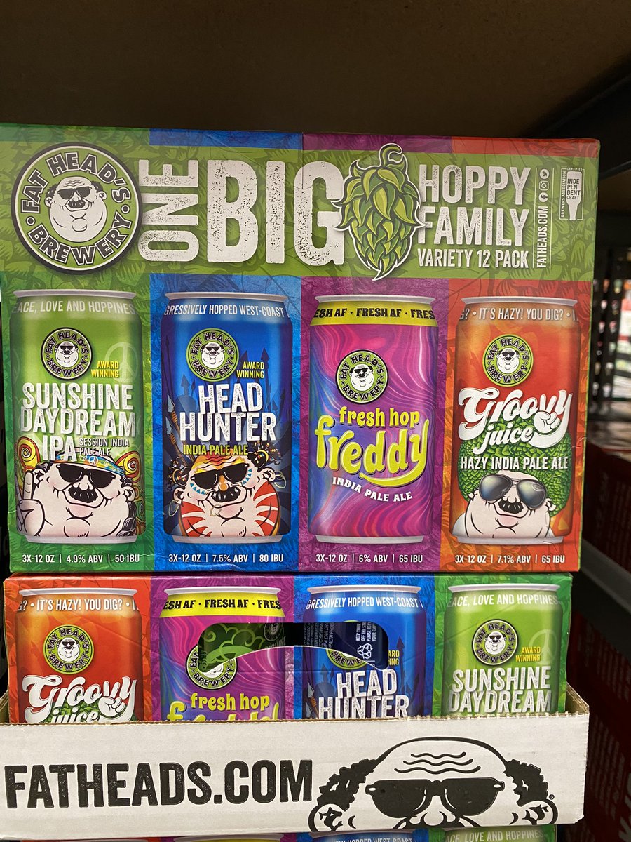 .<a href="/FatHeadsBeer/">Fat Head's Brewery</a> Hoppy Family Variety packs are now Available