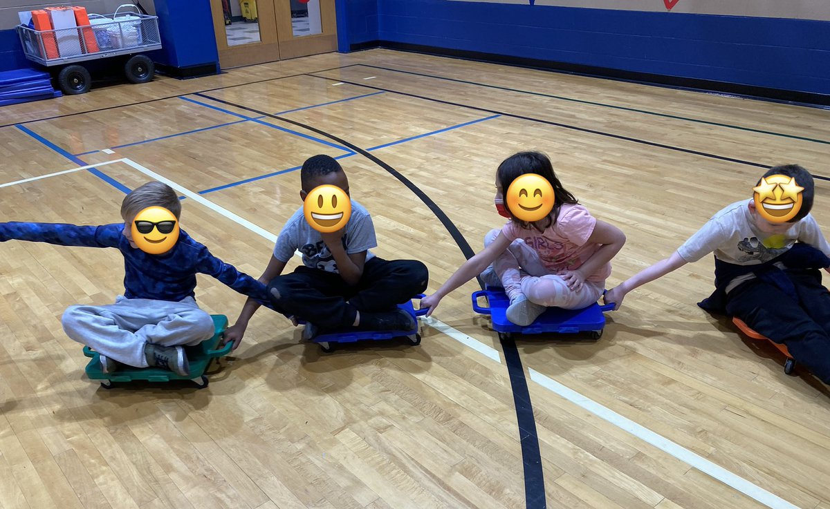 Told Ss we weren’t connecting scooters today so they used their problem solving skills and… #cooperation #teamwork #sgestrong <a href="/ZCSStonegate/">Stonegate Elementary</a> #Wellness360