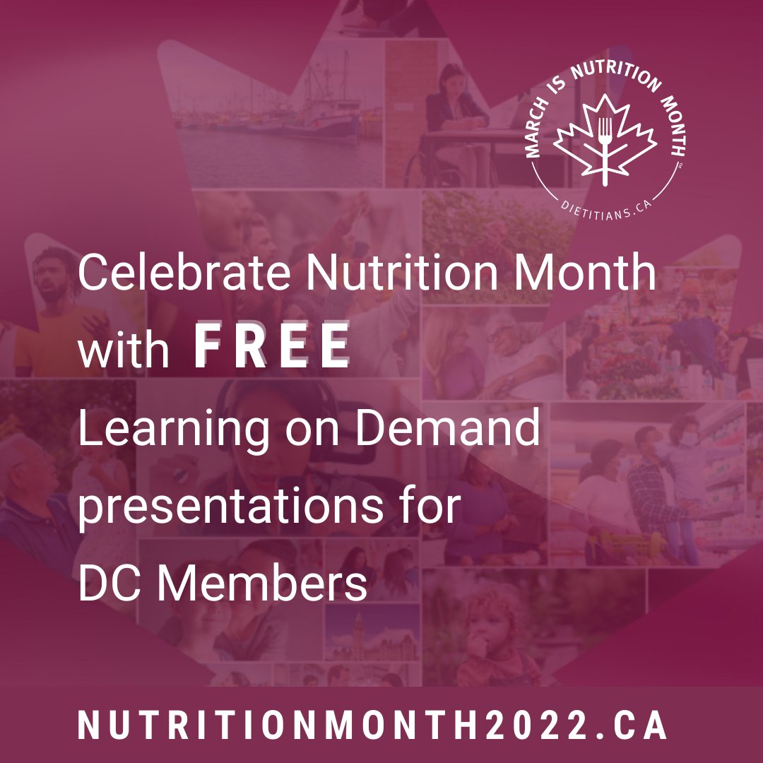 Dietitians of Canada on Twitter "Did you know?! In celebration of 