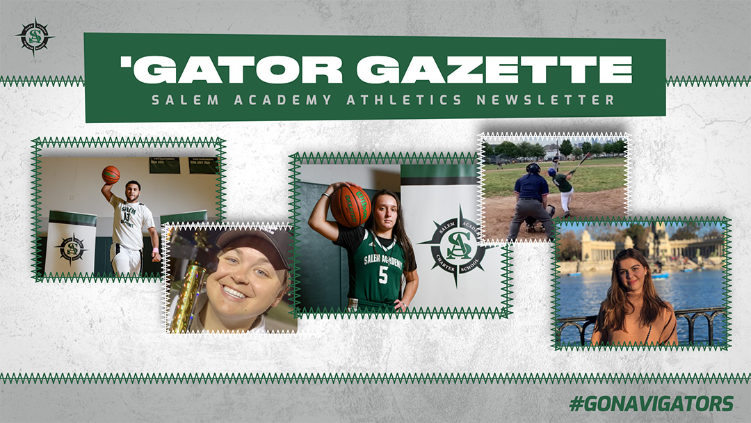 SalemAcademyCS's tweet photo. 'Gator Nation! 
Check out the latest version of the 'Gator Gazette, a newsletter covering all things @SACSAthletics for all!
Hope to see you at "THE SWAMP" soon! 
Link: https://t.co/z4bwCSWzQb
Subscribe: https://t.co/6ri3pS7Z9N

#REACHforCollege | #GoNavigators 🐊 https://t.co/0KJSuHMS3t