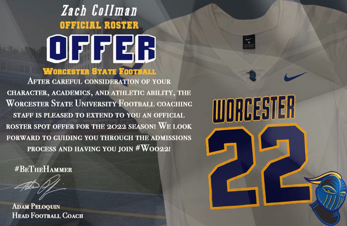 zcollman_71's tweet photo. After great conversations with @AdamPeloquin and @CoachFilliger I am very happy to announce I have received an offer from @WSU_LancerFB Thank you to all my coaches and teammates that have gotten me to this point! https://t.co/aex2tsqoJT
