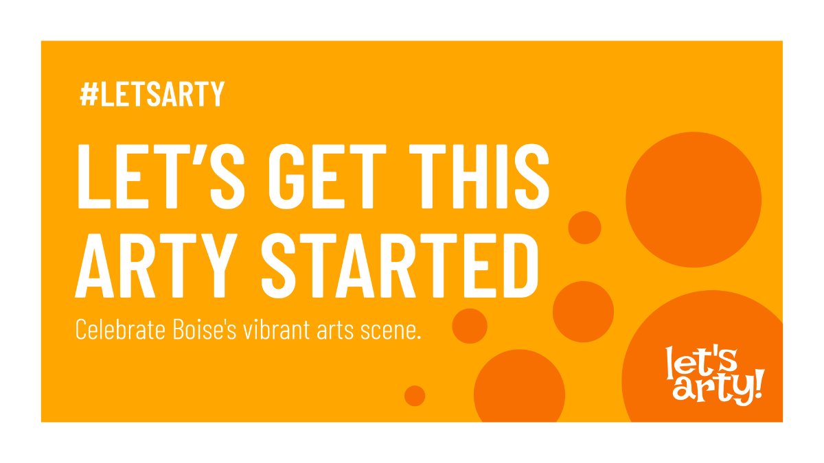 Hey #Boise - head on over to Instagram and give let's arty! a follow as this new community initiative celebrates the performing and cultural arts all March long.