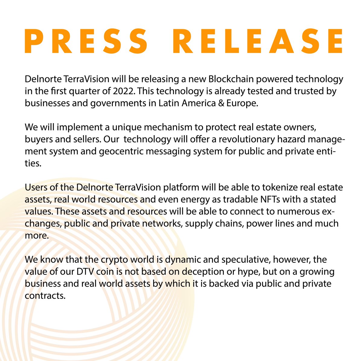 DTVtechteam's tweet photo. #DTVnews🚨Exciting things for this upcoming week! Stay tuned to our channels to see more about our platform launch event in El Salvador.
#dtvplatform #titlemanagement #blockchain #nft https://t.co/dVJriYUODo