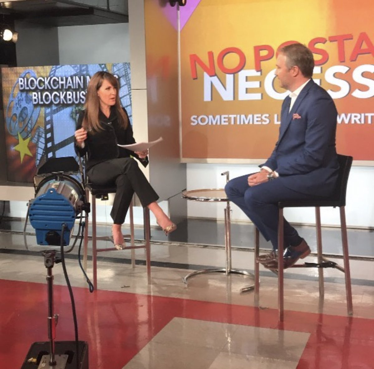 jcsoxiety's tweet photo. #tbt to that time I was on @FoxBusiness with @dagenmcdowell talking a movie release using #cryptocurrency. How far the space has come since for artists #nfts 🙌 @govevue @NoPostageFilm https://t.co/JWCZHoD0hH