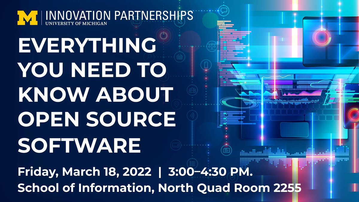 Questions about open source software? @drewbennett is here to help and on 3/18 he will answer all your questions and more! eventbrite.com/e/everything-y…