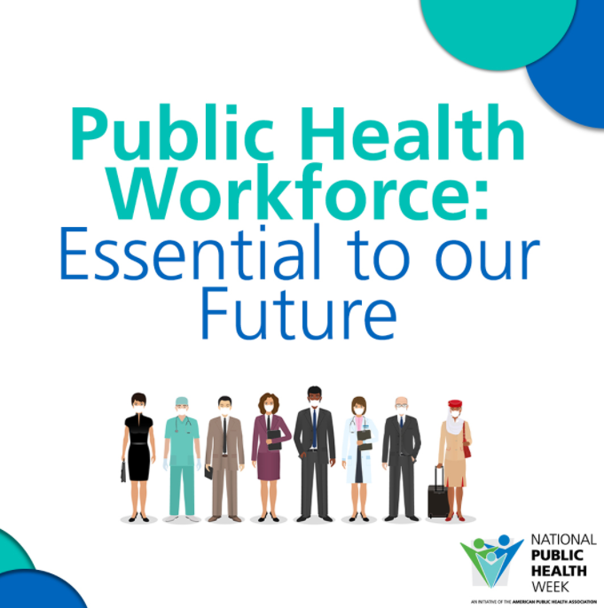 The public health workforce is essential to our future. Let’s support these professionals and strengthen the public health authority for better health outcomes in all of our communities, now and in the future. NPHW.org. #NPHW