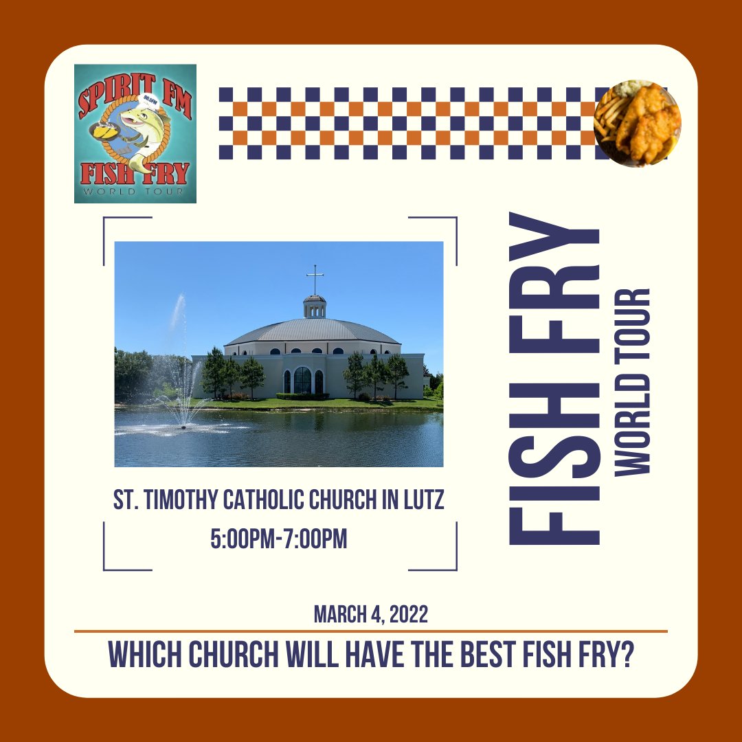 ItsMySpiritFM's tweet photo. Kicking off our #FishFryWorldTour for 2022
TOMORROW! Join Francesca at @sttimothylutz from 5-7pm tomorrow! https://t.co/td12eNBE9o