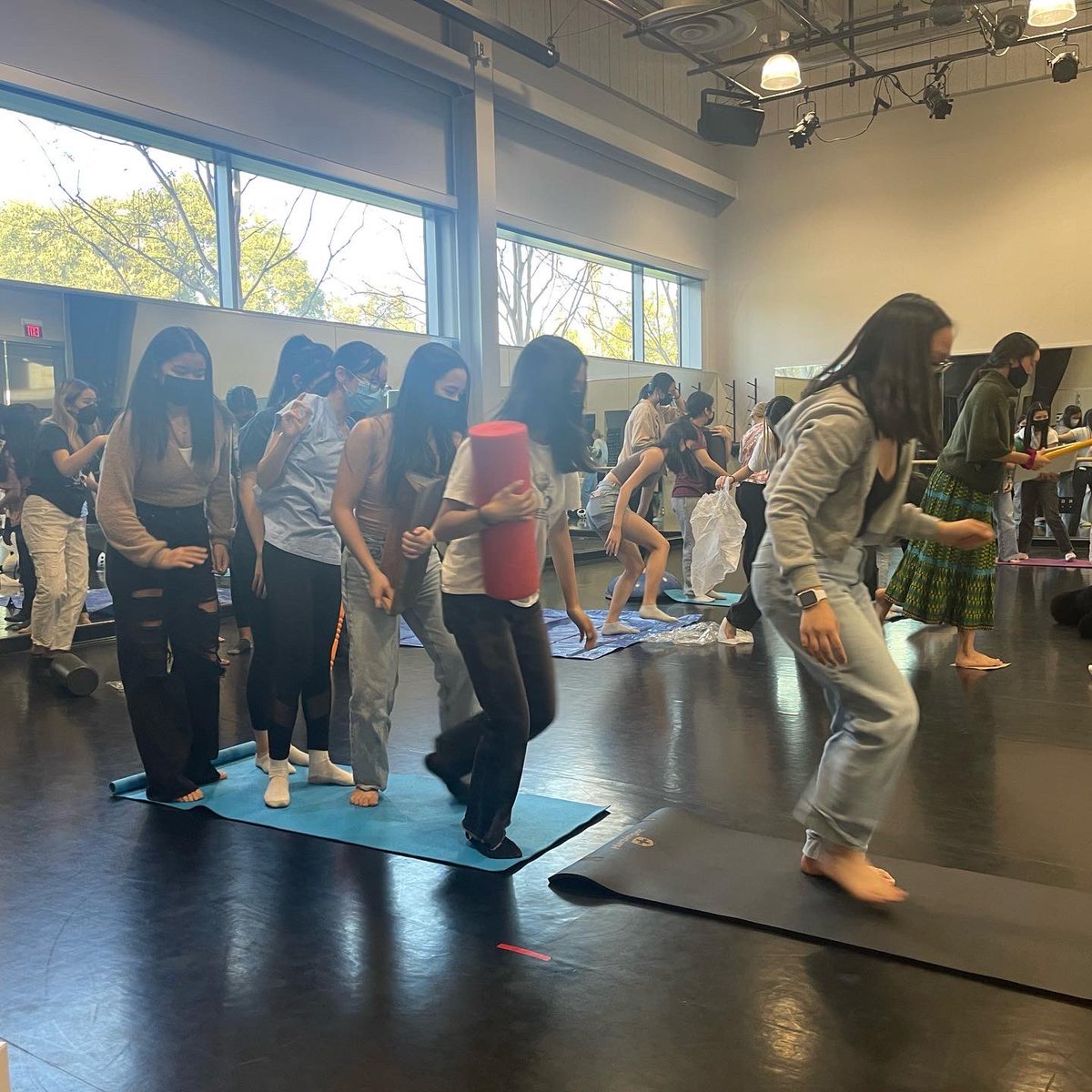 Instead of dancing during our monthly company class, we took the time to bond with one another and acknowledge our “Rays of Sunshine”! From o-fam races to goal making, we had a great time getting to know one another and appreciating the people who make our day a little brighter!