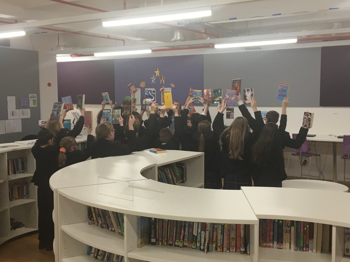 Year 7 enjoyed discussing their favourite books and borrowing some in the library today for #WorldBookDay 
#worldbookday2022