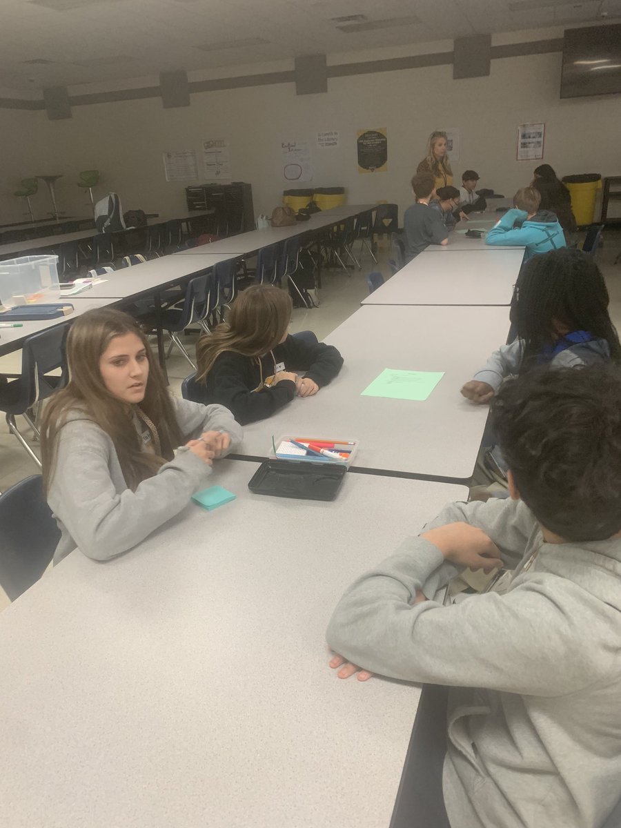 CrandallMiddle's tweet photo. The 7th grade student advisory team met to discuss ideas for next year!!! #buildingatCMS https://t.co/LJ4VyU9xJa