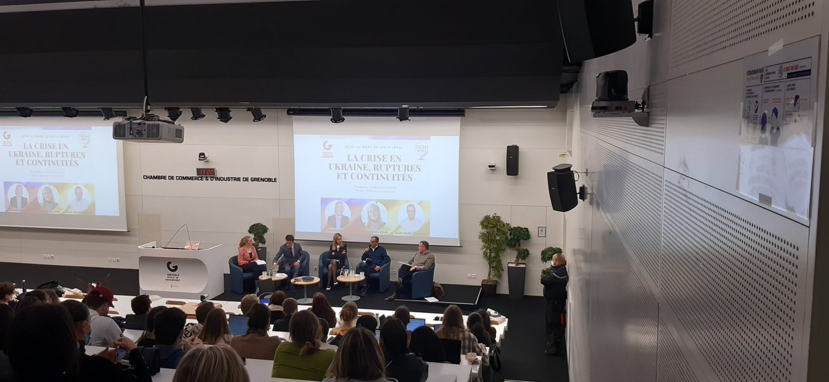 #UkraineRussianWar expliquée par <a href="/JoukKat/">katia zhuk</a> , Laurent Griot et Jean Marc Huissoud, professeurs de #Geopolitique à <a href="/Grenoble_EM/">GEM - Alpine Business School</a>